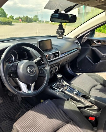 Mazda 3 cena 39900 przebieg: 134000, rok produkcji 2014 z Chodzież małe 11